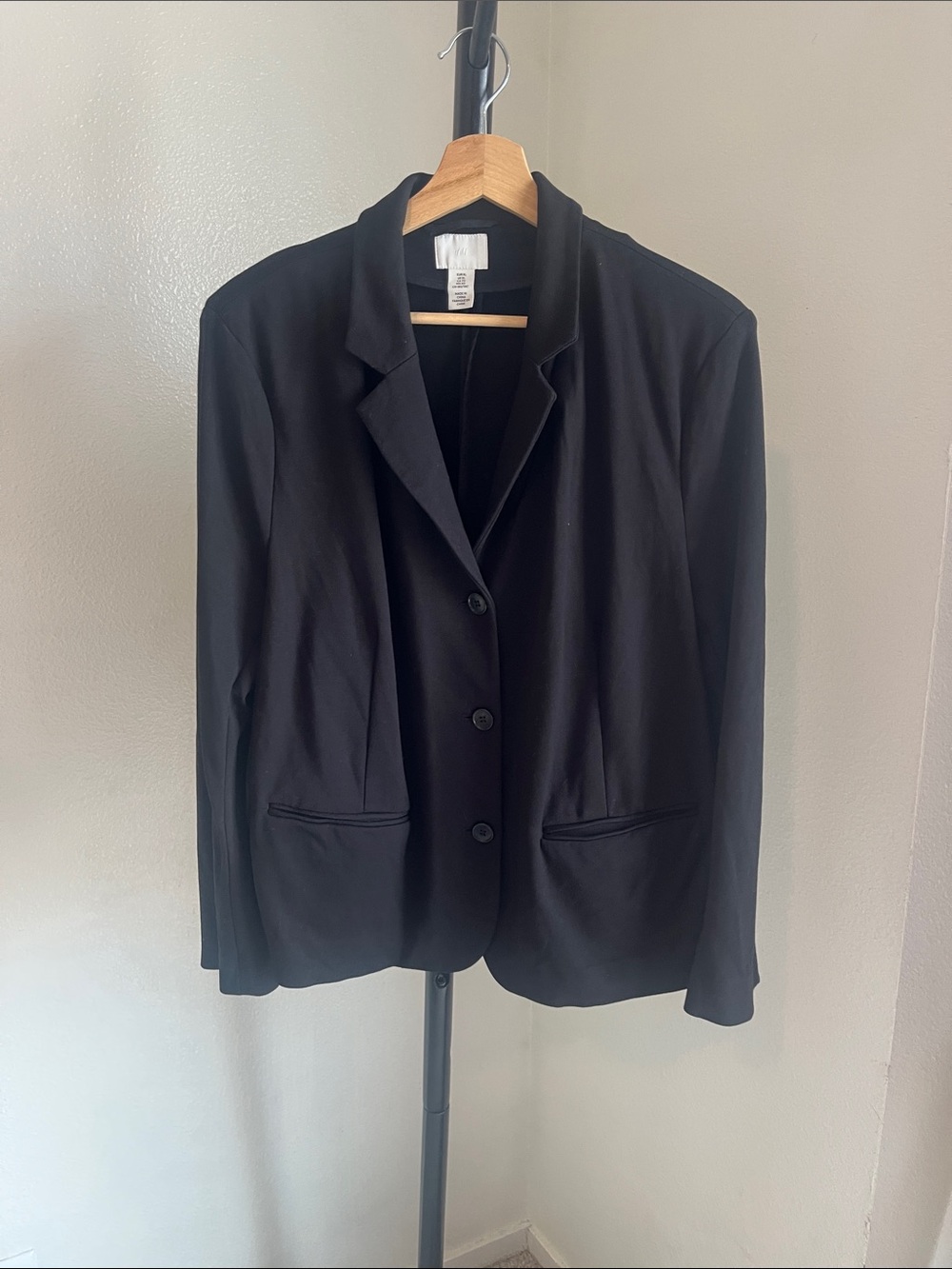 H&M Black Women's Tailored Blazer Jacket